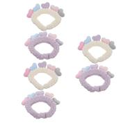 FRCOLOR 6 Pièces bandeau coeur hair charms hair toppers headband sport gommage exfoliant bandeau facial bandeau cheveux bandeau de bandeau pour se laver le visage Toison