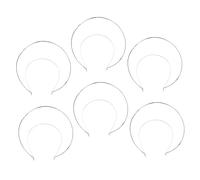 FRCOLOR 6 Pièces bandeau couronne halo bandeaux bandes de cheveux pour femmes bandeau avec clips cheveux strass hair toppers bandeau chic bandana Décor bandeau bricolage Métal Silver
