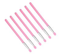 FRCOLOR 6 Pièces Brosse à masque en silicone tache sur les lèvres organisateur de maquillage de comptoir makeup kit make up kit pinceau masque pour les lèvres applicateur de rouge à lèvres