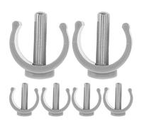 FRCOLOR 6 Pièces Clips de Verrouillage en Abs Acier de C pour Accessoires de Déambulateur et Béquilles, Connexion Stable et Résistante à L'usure, pour Seniors