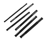 FRCOLOR 6 Pièces de coiffage pour nail art Outils pour gel Pousse cuticules tableau de peinture rond pinces à vaisselle repousse-cuticules bâtons de manucure pour les ongles Métal