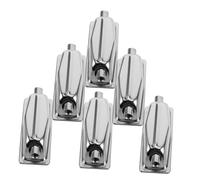 FRCOLOR 6 Pièces Double End Metal Drum Lug Kit Snare Drum Parts For Concert Bands Easy Install Musical Instrument Accessories