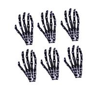 FRCOLOR 6 Pièces Épingle À Cheveux En Os De Main Grandes Pinces À Cheveux Pince À x À Main Zombie Pinces À x Claires Poignées x Extra Larges Pinces À x À Double