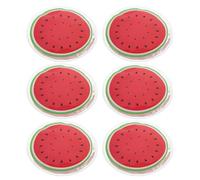 FRCOLOR 6 pièces Ice Pack Patches pour Yeux Réutilisables Patchs Rafraîchissants Doux pour Soulagement des Yeux Secs et Fatigués pour Sinus Maux de Tête et Soins Post-opératoires