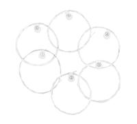 FRCOLOR 6 pièces Jeu de Cordes pour Guitare Folk Alliage Cuivre Plaqué Cordes Professionnelles de Remplacement pour Guitare Acoustique Clair