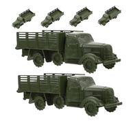 FRCOLOR 6 pièces Jouets Éducatifs Modèles de Militaires Décor de Table de Sable pour Garçon Fille Stimulation Créativité et Pensée Stratégique