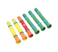 FRCOLOR 6 pièces Jouets Sifflets Bois pour Garçon Fille Instruments Musicaux Éveils Sonores Accessoires de Jeu et Fête Musical pour Garçons Filles Couleur Aléatoire Couleur Aléatoire