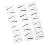 FRCOLOR 6 pièces Kit Sourcils Pochoirs Usage Unique Maquillage Sourcils Papier Pratique pour Femmes Débutantes et Salon