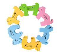 FRCOLOR 6 Pièces Lot Butées de Porte Cartoon Sécurité Garçon Fille Protecteur Doigt Pincement Épais Nbr Bloqueur Porte pour Tout Type de Protection Garçon Fille et Décoration Chambre