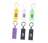 FRCOLOR 6 Pièces Montres Électroniques Examen Porte Clés Montre Portable Numérique pour Étudiants Couleurs Aléatoires Couleur Aléatoire