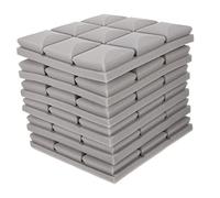 FRCOLOR 6 pièces Panneaux Acoustiques Auto Adhésifs Mousse Insonorisante Haute Densité pour Studios Enregistrement Bureaux et Salles de Sport Améliore Isolation Sonore Du les Médias et