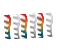 FRCOLOR 6 Pièces peigne à cheveux gras hair charms hair toppers peigne barber peigne à moustache Peigne de coiffure peignes peigne coiffant pour hommes peigne à barbe peigne démêlant abdos
