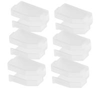 FRCOLOR 6 pièces Protection pour Aiguille de Platine Vinyle Couvre-stylus Plastique Anti-débris et Anti-statique Compatible Plupart des Lecteurs Vinyles