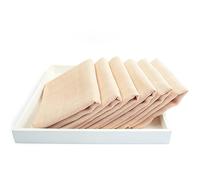 FRCOLOR 6 Pièces Serviette Allaitement Tissu Molletonné Serviette De Puériculture Petite Compresses Carrées Pour Lingettes Réutilisables