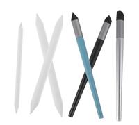 FRCOLOR 6 pièces Set de à Frotter pour Pastels à Huile avec Pointe Éponge Douce Outils de Mélange et pour Dessin Croquis et Peinture Artistique