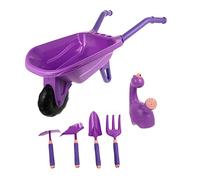 FRCOLOR 6 pièces Set de Jardinage Garçon Fille avec Brouette et Arrosoir Outils Robustes et pour Activités Extérieures et Jardinage Garçon Fille Facile à Manipuler et
