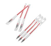 FRCOLOR 6 Pièces stylo beauté stylo de marqueur des sourcils stylo de positionnement des sourcils marqueurs sans danger pour la peau stylo gel pour sourcils stylo de peau Plastique rouge