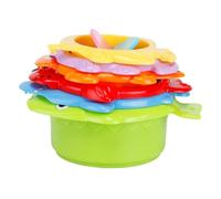 FRCOLOR 6 pièces Tasses Empilables Garçon Fille Éducatif Thème Océan Stimulation Imagination Patience Garçon Fille Jeux de Bain et Plage