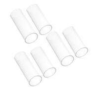 FRCOLOR 6 Pièces Transparent Glass Finger Slides For Electric And Acoustic Guitars Enhance Performance Blues Jazz And Country Music