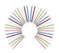 FRCOLOR 60 Pièces Arc d'emballage Arc De Mariage Arc De Traction Enveloppant Emballer des Nœuds pour Les Arcs De Fête Arcs De Panier Présents Petits Arcs à Tirer Plastique