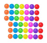 FRCOLOR 60 pièces Balles Plastique Multicolores pour Garçon Fille Balles Océaniques Amusantes pour Piscine à Boules et Jeux Déveil Résistantes et Sécurisées Convient pour Garçons et