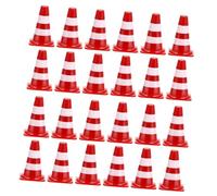 FRCOLOR 60 pièces Jouets Signalisation Routière Éducatifs pour Garçon Fille Cônes de Chantier Simulation Route Panneau Circulation Sécurité