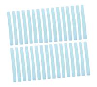 FRCOLOR 60 Pièces Lavage Du Visage Peau Soin Du Visage Marcheur Dissolvant De Colle à Cils Grandes Éponges Pour Le Nettoyage Moussant Éponges Pour Le Pour Le Nettoyage Bain Blue Pvc