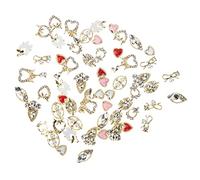 FRCOLOR 60pièces Breloques Pour Ongles Originales Décorations Pour Nail Art Ornements Délicats