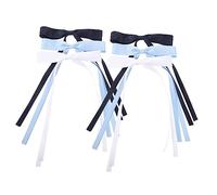 FRCOLOR 6pièces Barrette à Nœud Satin Accessoires Capillaires Élégants Dentelle Et Ruban Clips à Cheveux Pour Et Événements Spéciaux