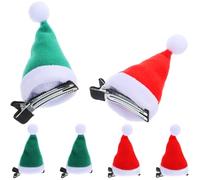 FRCOLOR 6pièces Barrettes De Chapeaux De Père Accessoires Festifs Pour Cheveux Pour Et Célébrations