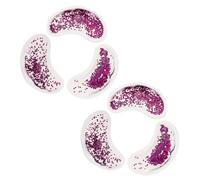 FRCOLOR 6pièces Gel Refroidissants Pour Yeux Forme De u Coussinets De Gel Éclatants Pour Soin Yeux Anti-rides Soulagement Fatigues Oculaires Utilisation Froide Et Chaude