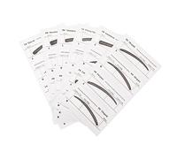 FRCOLOR 6pièces Kit Sourcils Pochoirs Sourcils Jetables Papier Pour Maquillage Stickers Pratiques Petits Et Faciles à Utiliser Pour Débutantes Et Professionnelles