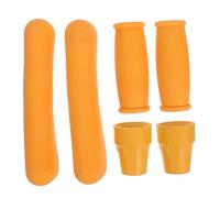 FRCOLOR 6pièces Lot De Poignées Et Coussinets Aisselles Mousse Pour Béquilles Rembourrage Rechange Antidérapantes