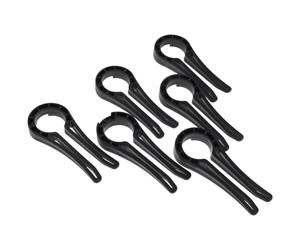 FRCOLOR 6pièces Lot De Verrous Pour Boutons De Cuisinière à Gaz Clips De Verrouillage Plastique Pour Sécurité Des Garçon Fille Animaux Domestiques Noir