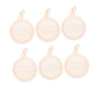 FRCOLOR 6pièces Luffa Pour Visage Exfoliants Naturels Nettoient Pores Éliminent Sébum Compacts Faciles Transporter Teint Rapport Qualité-prix