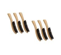 FRCOLOR 6pièces Peigne à Naturel Avec Poils De Sanglier Pour Entretien Barbe Masculine