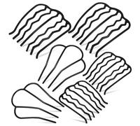 FRCOLOR 6pièces Peigne Cheveux Métal Latéral Fourche Accessoires Cheveux Femmes Filles Peigner Fixer Coiffure