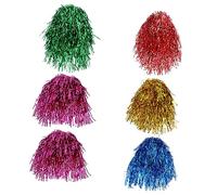 FRCOLOR 6pièces Perruques Tinsel Colorées Pour Fête Accessoires De Costume Pour Adultes Pour Halloween Spectacles Et Événements Festifs