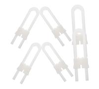 FRCOLOR 6pièces Verrous de Sécurité pour Armoires Lot de Verrous Coulissants pour Portes Armoires Protection Garçon Fille pour Placards