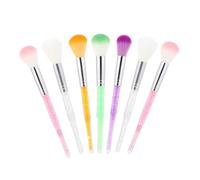 FRCOLOR 7 Pièces Brosse à Ongles Évent Se Maquiller Faire Le Ménage Nettoyage Gel Ventilateur De Poussière D'ongle Conception Art Doublure Poudre Clou Peau Éblouir Peinture Uv Acrylique