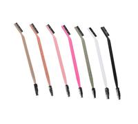 FRCOLOR 7 Pièces Pinceaux Double Embout Brosse Cils et Sourcils Applicateur Eyeliner Séparateur Cils Peigne Sourcils Nette