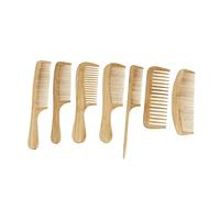 FRCOLOR 7pièces Brosse Et Peigne à Cheveux Pour Démêlage Et Coiffage Lot Pour Cheveux Épais Fins Bouclés Ou Raides Usage Sec Ou Mouillé