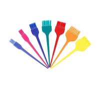 FRCOLOR 7pièces Lot De Brosses Pour Teinture Capillaire Démêlantes Et Faciles à Utiliser Avec Poils Doux Et Extrémité Fine Du Peigne