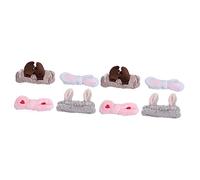 FRCOLOR 8 Pièces bande de cheveux de lavage de visage hair band hair charms accessoires bandeaux élastiques bandeaux bandeau de maquillage bande de cheveux de maquillage en tissu