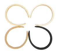 FRCOLOR 8 Pièces bandeau de paille bandeau pour cheveux pour hommes Élastiques à cheveux tressés hair charms hair toppers coiffes tissées de fête accessoires pour cheveux en tissu