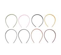 FRCOLOR 8 Pièces bandeau denté femmes bandeau de mode de mariée décor de coupe de cheveux fille hair charms hair toppers x dentés accessoire de coiffure acrylique texturé