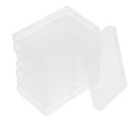 FRCOLOR 8 Pièces Boîte Transparente pour Cartes de Visite, Petite ,