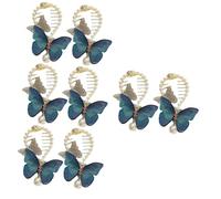 FRCOLOR 8 Pièces Boulette de viande pince à griffes pour queue de cheval accessoires de cheveux en perles pour femmes pinces cheveu hairpin accessoires de cheveux de mariage Câble