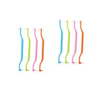 FRCOLOR 8 Pièces brosse à dents à double tête brosses à dents quotidiennes dent de voyage brossette gum brossettes interdentaire brosses à dents coniques ergonomiques espace