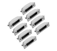 FRCOLOR 8 Pièces Electroplated Double End Drum Lugs Hole Diameter Metal Bass Drum Mounting Hardware For Snare And Percussion Instruments